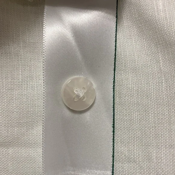 M&S Women Linen Rich Belted Collection Elegant White Shirt Dress Size 18 Quiet - Picture 10 of 16